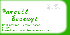 marcell besenyi business card